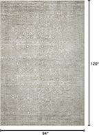 Loloi Amber Lewis Honora Collection HON-04 Grey/Beige 7'-10" x 10' Area Rug