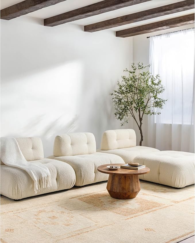 Livabliss x Becki Owens Solana Global Area Rug, 9'2" x 12', Peach, (9' x 12')