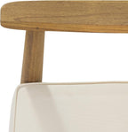 Christopher Knight Home Felix Outdoor Acacia Wood Club Chair (Set of 2), Teak Finish, Beige