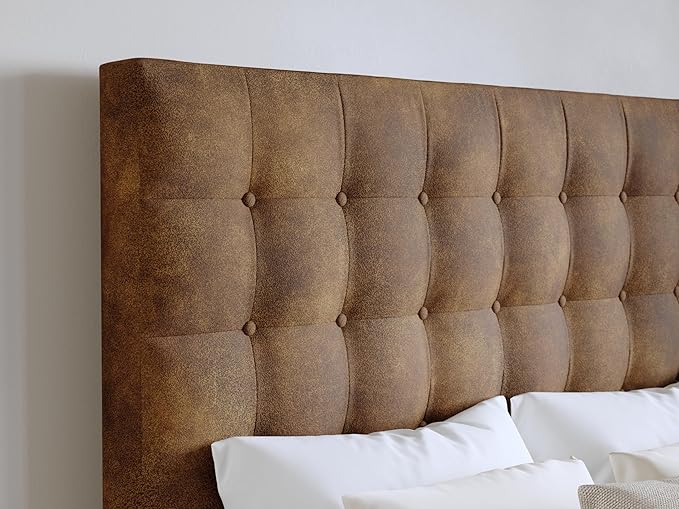 Bomber Jacket Brown Sutton King Headboard