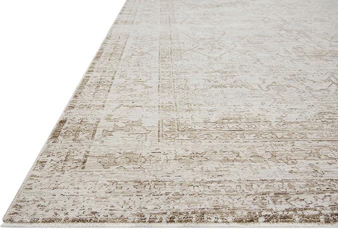 Loloi Amber Lewis Honora Collection HON-01 Ivory/Natural 2'-7" x 8'-0" Runner Rug