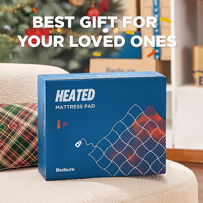 Bedsure Heated Mattress Pad Twin XL- Bed Warmer with Memory & Preheat Functions, 12-Hour Auto Off & 10 Heat Settings, Single Controller, Coral Fleece Electric Mattress Pad Twin XL, 39"x80"