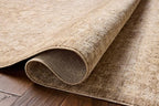Loloi Chris Loves Julia Palma Collection PLM-01 Bark/Natural 2'-7" x 10'-0" Runner Rug Vintage Style Boho Living Room Bedroom Carpet