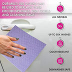 Swedish Dishcloths – Eco-Friendly Reusable Kitchen Towels – 3 Pack Cleaning Cloths for Dishes, Counters & Surfaces – Super Absorbent, Compostable, Zero-Waste Alternative