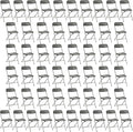 50 Pack Plastic Folding Chairs, Portable Party Chairs, Stackable Commercial Seats with Steel Frame for Home Office Wedding Party Indoor Outdoor Events Chairs, 350lbs Capacity,Gray