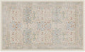 RUGGABLE x Morris & Co Washable Area Rug – Blackthorn Ivory Blue 3x5, Stain-Resistant, Non-Slip – Small Machine Washable Rugs for Living Room, Bedroom, Hallway, Entryway & Office–with Cushioned Pad