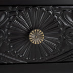 SAFAVIEH Home Collection Josie Black 2-Drawer Console Table for Living Room Foyer Bedroom Hallway Entryway Office