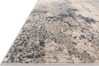 Loloi Teagan Collection TEA-07 Natural/Denim 7'-11" x 10'-6" Area Rug, Large, Soft Neutral Rug, High-Traffic for Living Room, Bedroom, Home Office, Dining Area