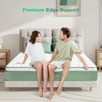 Novilla Full Mattress, 10 Inch Hybrid Mattress in a Box, High Resilience Foam with Pocket Springs for a Peaceful Sleep, Pillow Top Full Size Mattresses, Knitted Cover & Balanced Support