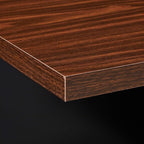 Lorell Single Right Pedestal Desk, 42 by 24 by 29-1/2-Inch, Black Walnut