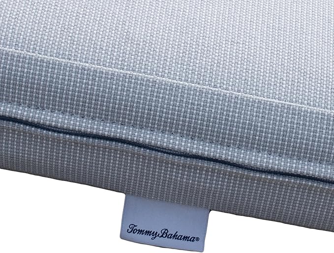 Tommy Bahama Bench Cushion, 44" X 19" X 2.5", Bamboo Bay Cloud