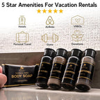 200 Piece Hotel Soap & Bulk Toiletries - Hotel Essentials for Guests - Hotel Shampoo & Conditioner Supplies for Guests, Hotel Toiletries Bulk Set, Hotel Soaps & Toiletries Bulk, Hotel Amenities Bulk