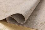Loloi Chris Loves Julia Louisa Collection LOI-01 Oatmeal/Stone 2'-3" x 3'-10", .38" Pile Height, Accent Rug