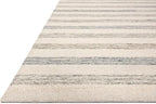 Loloi Chris Loves Julia Chris Collection CHR-05 Ivory/Slate 7'-9'' x 9'-9'', .50" Pile Height, Area Rug