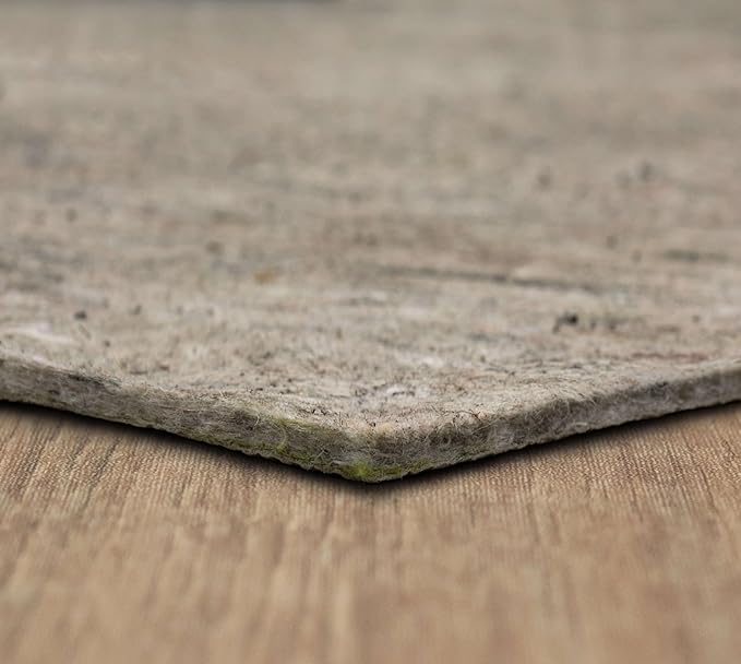Mohawk Home 7' x 10' Non Slip Rug Pad Gripper 1/4 Thick Dual Surface Felt + Rubber Gripper - Safe for All Floors