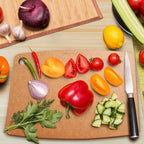 Dishwasher Safe Cutting Boards for Kitchen - Extra Large Composite Wood Cutting Boards - Thin, BPA Free & Eco-Friendly Chopping Board (18 x 12 Inch, Natural)