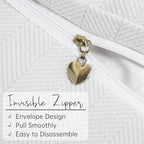 ZWJD Cream Pillow Covers 18x18 Set of 2 Chenille Throw Pillow Covers with Elegant Design Soft and Luxurious Decorative Throw Pillows for Couch, Bed, and Home Decor