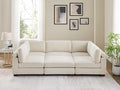 VANOMi Large Modular Sectional Sofa, Oversized Couch with Ottoman, Cloud Couch Deep Seat Sofa with Thick Cushion, Convertible Sectional Couches for Living Room Office Apartment