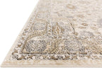 Loloi Teagan Collection TEA-03 Ivory/Sand 3'-4" x 5'-7" Accent Rug, Large, Soft Neutral Rug, High-Traffic for Living Room, Bedroom, Home Office, Dining Area