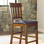 Signature Design by Ashley Ralene Counter Height Bar Stool, Medium Brown