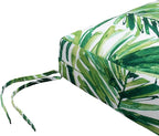Tommy Bahama Deep Seating Lounge Cushion, 24" X 24" X 4", Coastal Palm Green Leaf
