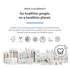 The Humble Co Bamboo Cotton Swabs with Spiral Design, 600 Count - Cotton Buds for Ears, Makeup, Baby Care & Cleaning - Personal Hygiene Essentials & Toiletries - Daily Products for Travel & Home