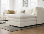 Sectional Couches for Living Room L Shaped Cloud Couch with Ottoman Deep Plush 5 Seats Sofa Modern Sofa for Apartment