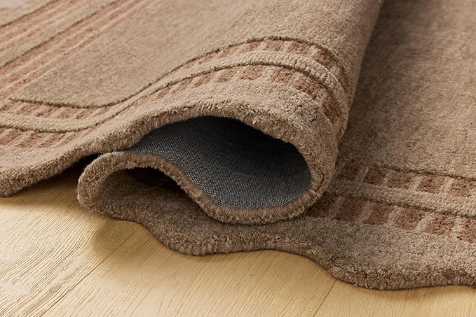 Loloi Chris Loves Julia Scottie Collection SCO-01 Mocha/Clay 3'-6" x 5'-6", .87" Pile Height, Accent Rug