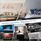 Art3d Peel and Stick Headboard for Full in Grey, Pack of 6 Panels Sized 9.84" x 23.62", Soundproof Wall Panels 3D, Upholstered Wall Panel