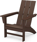 POLYWOOD AD420MA Modern Adirondack Chair, Mahogany