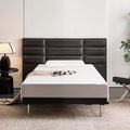 Amazon Basics Memory Foam Mattress, Soft Plush Feel, 10 Inch, Full, White/Grey