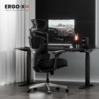 FLEXISPOT ErgoX-PRO Ergonomic Office Chair Black – Cloudtech Cushion, 5D Lumbar, 7D Armrests, 4D Headrest, 551LBS Capacity – Office, Gaming, Home