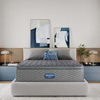 Beautyrest Days End Medium Firm Pillow Top 14.75" Mattress - Twin XL - Cooling Tech, Supportive Durable Pocketed Coils, Pressure Relief, Motion Separation; 100 Night Sleep Trial and 10 Year Warranty