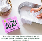 Ingredients Matter Powder Laundry Soap - Lavender Scent, Hypoallergenic Detergent, Natural & Eco-Friendly, Plastic Free, Made in USA, Natural Essential Oils & Dermatologist Tested - 15 oz, 30 Loads