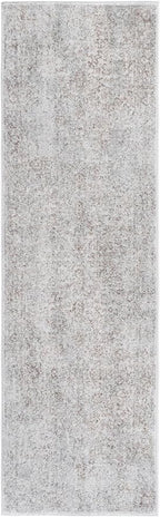 SAFAVIEH Evoke Collection Runner Rug - 2'2" x 17', Ivory & Taupe, Distressed Design, Non-Shedding & Easy to Clean, Ideal for Foyer, Bedroom, Kitchen, Hallway (EVK256E)