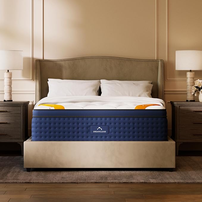 DreamCloud Premier Rest 14" Twin XL Mattress - Luxury Gel Memory Foam - 365 Night Trial - Premium Pressure-Relieving Layers - Forever Warranty - CertiPUR-US® Certified