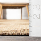 nuLOOM 6' 7" x 9' Outdoor Performance Area Rug, Stain Resistant, Weather Resistant, High Traffic, Patio, Balcony, Outside, Sabina Brown