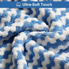 JOYMOOP Microfiber Cleaning Cloth, Mixed Color Towels with Edging, Medium-Small Size 8 Pack (9.8" x 11.8"), Absorbent Streak Free Lint Free Rags for Cleaning, Reusable and Washable Towels