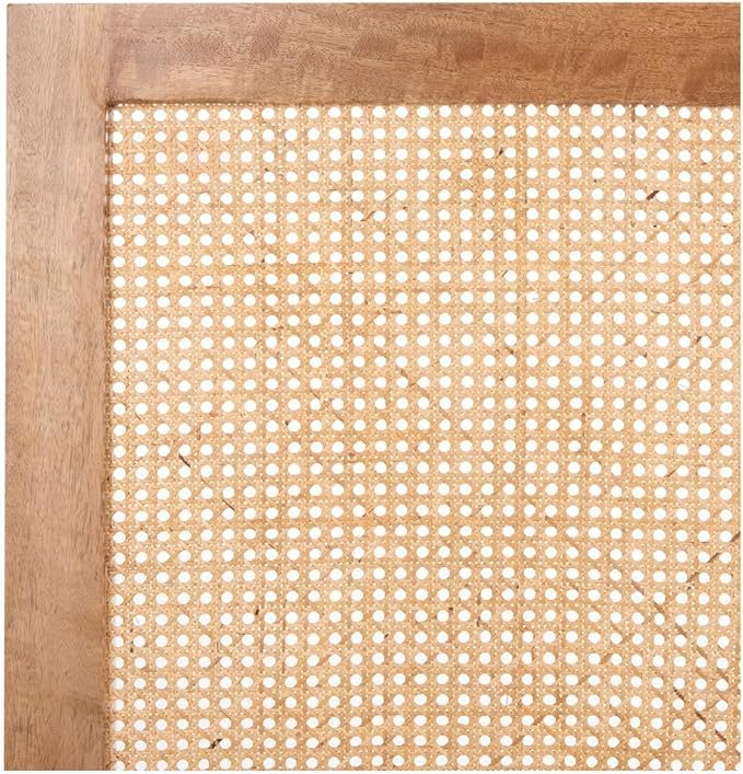 SAFAVIEH Home Collection Vienna Natural Cane Full Headboard Platform, Double