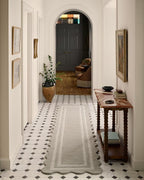 Loloi Chris Loves Julia Scottie Collection SCO-01 Fog/Ivory 2'-3" x 3'-9", .87" Pile Height, Runner Rug