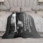 Baseball Throw Blanket for Kids & Adults - Soft, Warm, Cozy Fleece for Couch, Sofa, Bed - 50"x60"