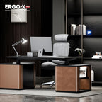 FLEXISPOT ErgoX-PRO Ergonomic Office Chair with Footrest Black – AeroWeave 5.0 Mesh Seat, 5D Lumbar, 7D Armrests, 4D Headrest, 551LBS Capacity – Office, Gaming, Home