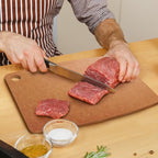 Dishwasher Safe Cutting Boards for Kitchen - Extra Large Composite Wood Cutting Boards - Thin, BPA Free & Eco-Friendly Chopping Board (18 x 12 Inch, Natural)