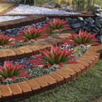 Artificial Agave Plants,Large UV Resistant Fake Agave Planters for Indoor and Outdoor Decorating Tropical Plant Succulents Greenery Indoor Decor (2Pack,22" Red)