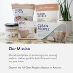 The Clean People Laundry Detergent Pods - Hypoallergenic Laundry Pods - Ultra Concentrated, Recyclable Packaging, Stain Fighting - Spring Scent, 96 Pack