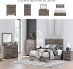 Signature Design by Ashley Urbanoore Rustic 6-Drawer Dresser with Safety Stop, Gray