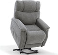 Power Lift Recliner Chair for Elderly - Electric Powered Recliner with Zero Gravity, 360 lbs Capacity, Extended Leg Support, USB, Supportive Design for Seniors, Dark Gray