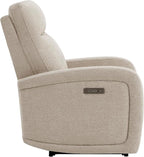 Watson & Whitely Power Recliner Chairs for Adults, Zero Wall Recliners W Power Headrest Type-C Charger, Small RV Recliners Home Theater Seating for Living Room, Fabric in Khaki