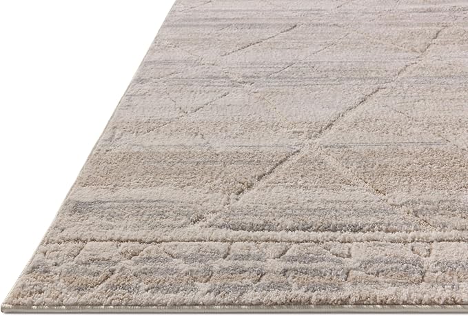 Loloi Amber Lewis Monty Collection MOT-02 Ivory/Natural 4'-0" x 6'-0", .50" Pile Height, Accent Rug