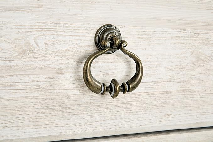 Signature Design by Ashley Willowton Shabby Chic Dressing Chest with Faux Plank Top, Whitewash